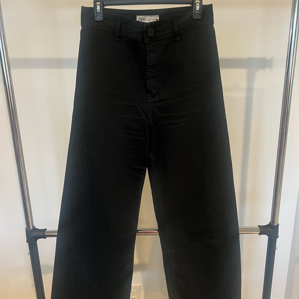 Zara Women’s Black Marine Straight Pants
